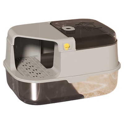 乖主人不锈钢走廊式猫砂盆