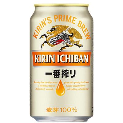 麒麟一番榨啤酒国产全麦芽黄啤