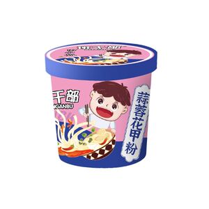 班干部蒜蓉花甲粉酸辣粉多口味非油炸免煮产品方便速食