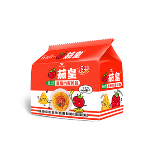 茄皇意式新疆番茄肉酱风味拌面西红柿干拌面方便面整箱速食
