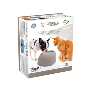 慕斯爱上法派 意大利进口imac北欧风宠物自动循环过滤水饮水机2L