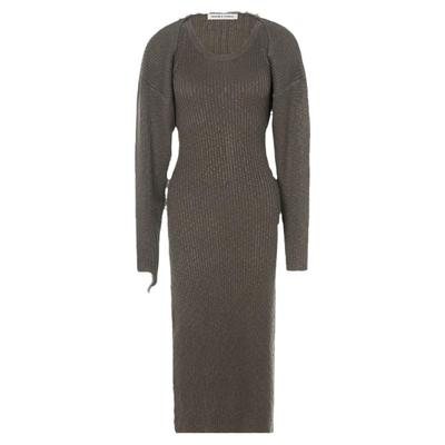 秋冬肌理两件套纯色通勤长裙