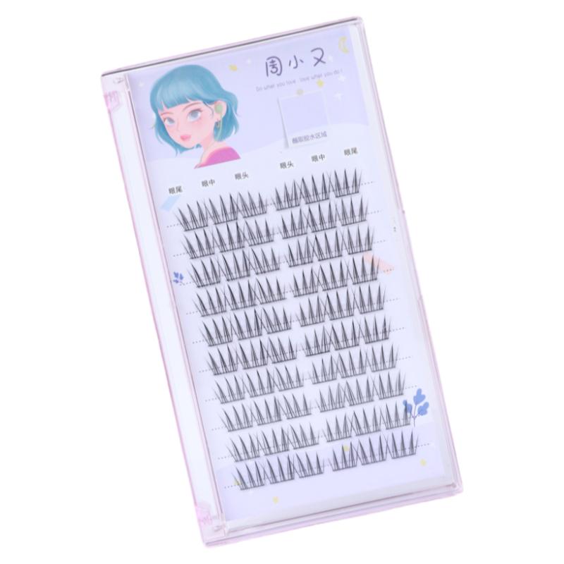 韩式女团爱豆懒人三部曲上睫毛网红百搭自然仿真卷翘周小又眼睫毛