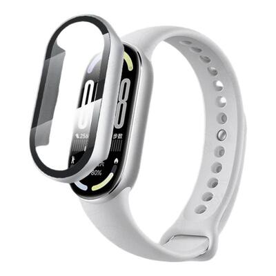 秒魔适用小米手环10保护壳小米9/8nfc手环钢化膜保护套Xiaomi10代智能手环壳膜一体配件米9陶瓷高清全包表壳
