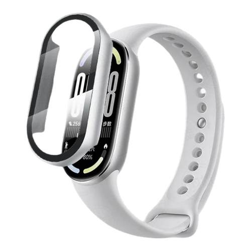 适用小米手环10保护壳小米9/8nfc手环钢化膜保护套Xiaomi10代智能手环壳膜一体配件米9陶瓷版高清全包手表壳