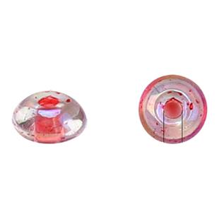 超优玻璃飞碟幻彩米珠串珠DIY手工发簪耳环饰品项链手链材料配件