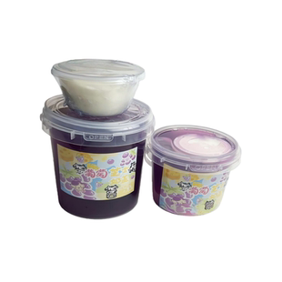 葡萄芝士奶盖儿童无毒假水抱抱奶大桶装厚实筋膜感史莱姆泡泡奶