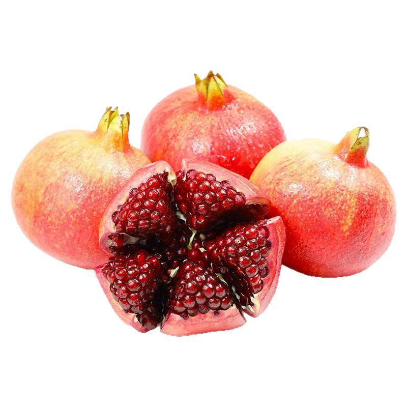 突尼斯软籽石榴2斤新鲜水果当季四川会理红宝石无籽石榴大果整箱