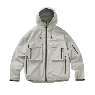 714street山系户外防水夹克徒步登山服三合一冲锋衣秋冬工装外套