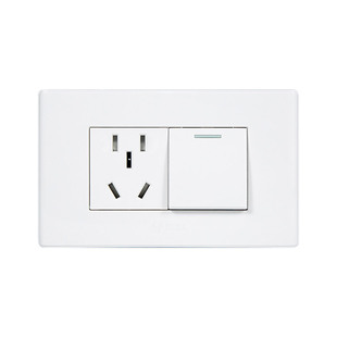 公牛118型单开三孔墙壁3孔1开双控5孔五孔 带开关插座面板家用