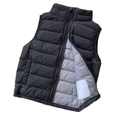 日系轻薄款秋冬外贸男童羽绒马甲