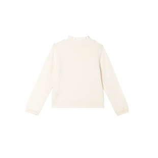 【100%山羊绒】Mitti童装2025冬季新品女童羊绒衫宝宝针织毛衣厚