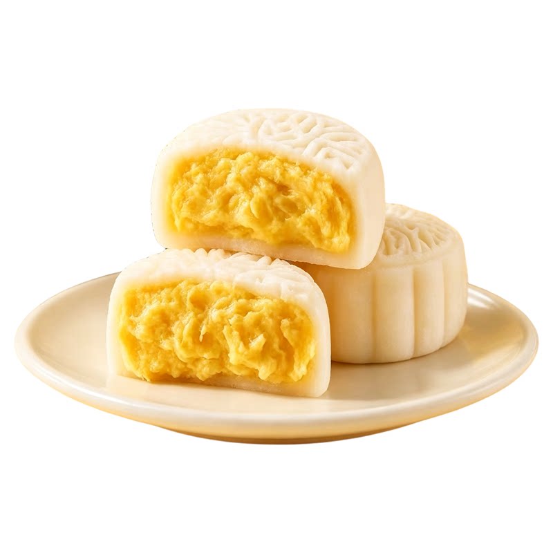 0添蔗糖!冰皮榴莲月饼