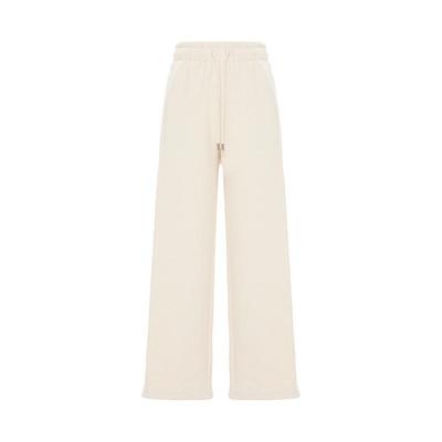 iammix27抽绳松紧腰直筒阔腿裤