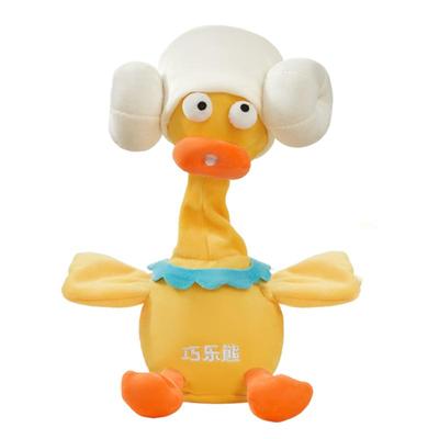 巧乐熊复读鸭益智毛绒安抚玩具