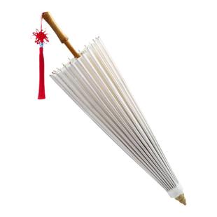 毕六福油纸伞diy材料手工白色空白中国风可上桐油定制实用古风伞