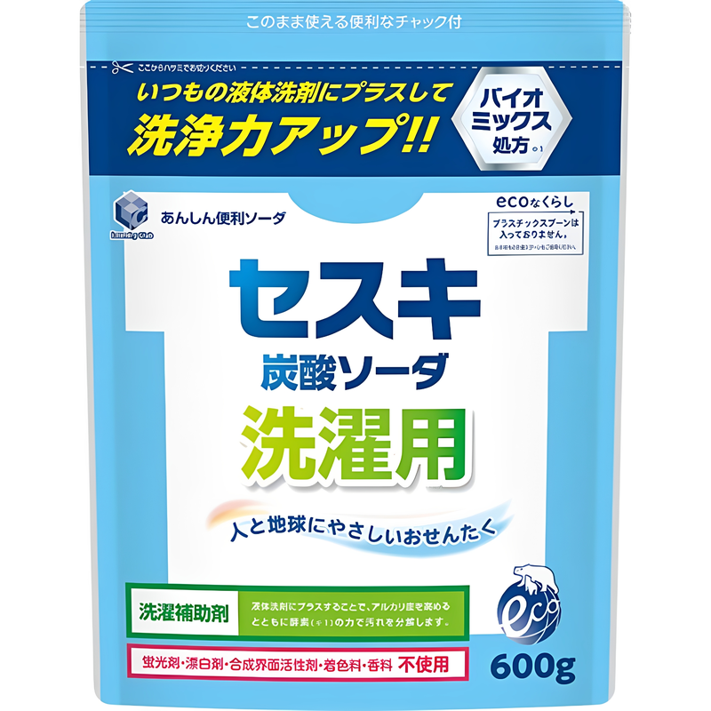 第一石碱日本制洗衣用倍半碳酸钠Sesqui酵素配方600g温和去污除菌