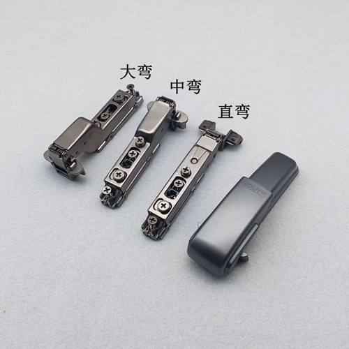 新款意式隐形铰链极窄隐藏链阻尼105铝音缓冲火车无门较框跑车薄