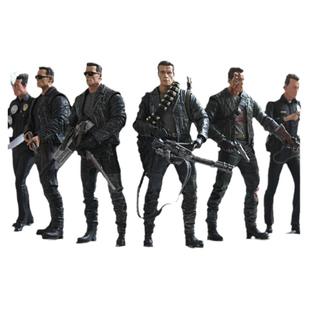 NECA7寸终结者5创世纪T800T1000骨架施瓦辛格可动手办人偶模型玩