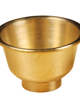 水杯佛堂纯黄铜佛堂用品供酒杯