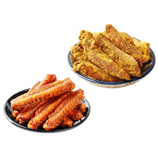 【付定！烈儿宝贝直播间】陈阿炳风干鸭小腿鸭翅中沙嗲鸡肉条
