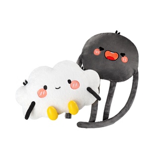 【早安蛋蛋HEYYOLK】抱枕靠垫可乐蛋白毛绒玩偶可爱午睡沙发靠枕