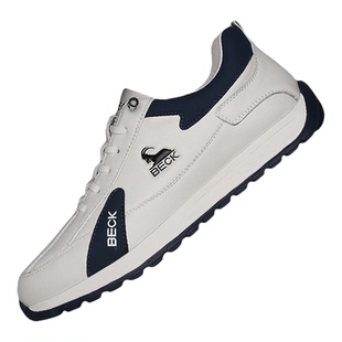 公羊鞋子男鞋2026新款春季牛皮板鞋男士休闲鞋男款运动鞋软底鞋