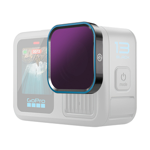 适用GoProHero13/12/11/10/9滤镜 运动相机CPL ND UV 黑柔1/4滤镜