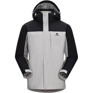 骆驼户外冲锋衣男女同款三合一抓绒内胆加厚保暖外套旅游登山服