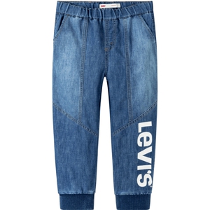Levi's李维斯男童休闲薄款纯棉牛仔裤2025夏季新款儿童透气长裤潮
