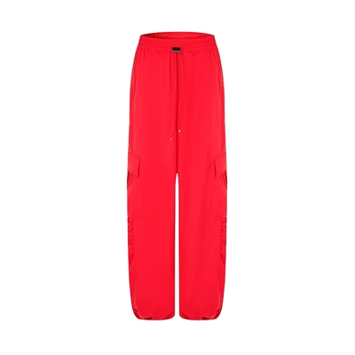 none降落伞型阔腿显瘦休闲裤