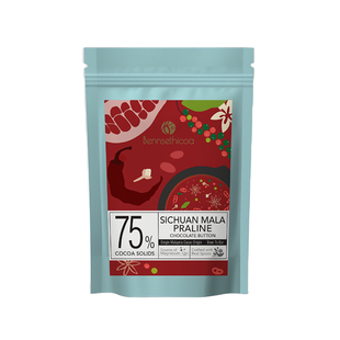 Bennsethicoa安斯可黑巧纯可可脂辣椒整蛊猎奇进口夹心巧克力2包