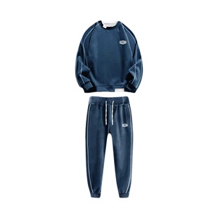 Filtered运动服卫衣男女款假两件外套运动裤子拳击训练服套装上衣