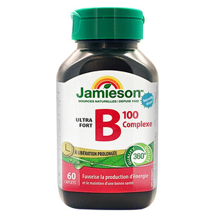 Jamieson健美生维生素b100缓释片b75复合维生素b族片b2/b5/b6/b12