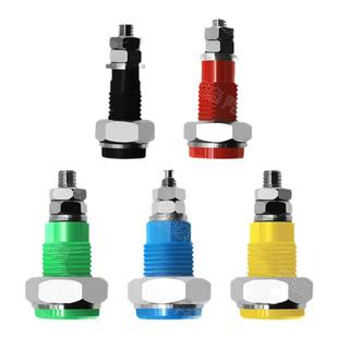 JXZ-2型 4mm香蕉插座 M4纯铜接线柱绝缘面板测试插座 开孔81012mm