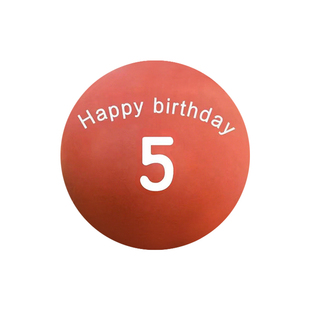 超大36寸红色气球男孩女孩儿童周岁生日布置户外场景装饰拍照道具