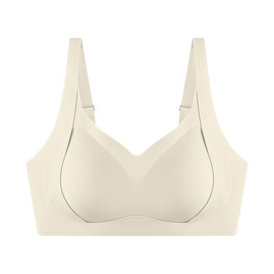 婷美24年小胸聚拢显大内衣薄款裸感无痕文胸防垂软支撑不跑杯胸罩