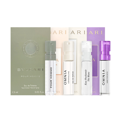 【会员回购券】BVLGARI宝格丽香水1.5ml*4+700-100元券