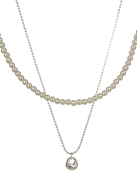 2026新款小米珍珠双层锁骨链