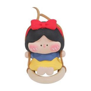 荡秋千白雪公主汽车挂件车内吊饰高档网红车载香薰后视镜挂饰摆件