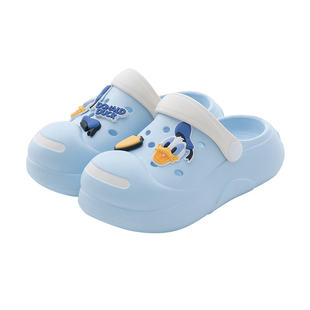 阿鲁丸儿童洞洞鞋男童春夏新款厚底室内迪士尼小孩凉拖鞋女童外穿