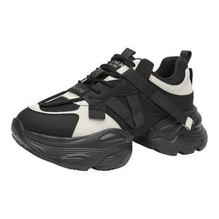 断码捡漏戈美其老爹鞋女鞋秋季新款厚底增高休闲运动鞋百搭小白鞋