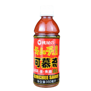 日本桃屋 可慕奇辣素 辣酱韩式泡菜酱 韩式火锅汁350ml泡菜火锅