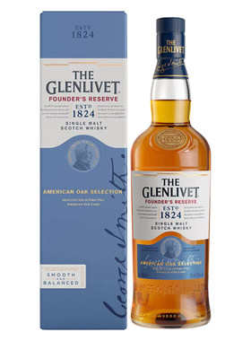 格兰威特(ThE GLENLIVET)1824创始人甄选苏格兰威士忌700mL单支