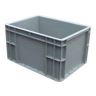 加厚塑料筐周转物流箱长方形水产箱子带盖加高收纳储物大盒子筐子