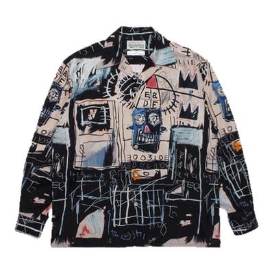 【Humans Mades】 22FW新款天国东京巴斯奎特联名长袖衬衫男女