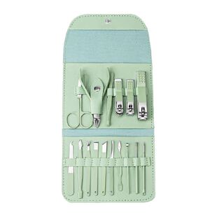 千屿指甲钳套装美甲工具全套指甲刀家用美容修甲去死皮坚韧指甲剪