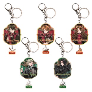 哈利波特周边亚克力钥匙扣赫敏挂件马尔福纸鹤亚克力滴胶挂件DM