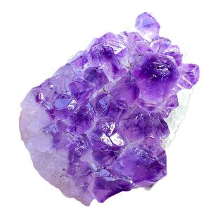 乌拉圭天然紫水晶簇紫晶芽洞片原石标本矿物晶体家居客厅装饰摆件