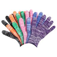 条纹薄款尼龙纱线透气工作手套